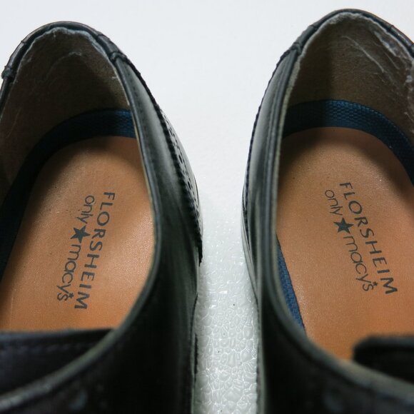 Florsheim Macy's Leather Dress Oxfords Men's Footwear Formal Shoes Derby 12 D - Picture 4 of 7